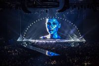 Helene Fischer,Show,Gro&szlig;es Konzert,beeindruckende Lichtshow,digitale Visualisierung,Ralf Kornmann Fotografie,B&uuml;hne in Hamburg mit riesigem LED-Screen,Eventfotografie,Konzertfotografie,beeindruckende B&uuml;hnenshow